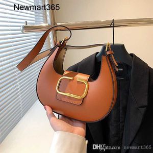 Half Moon Hobo Bag Underarm Shoulder Bags Bottom Fashion Letter Lady Totes Leather Women Crossbody Bags Removable Clutch Purse Newest Style