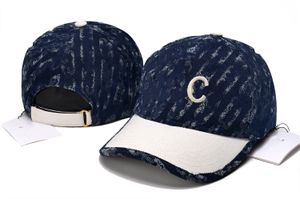 Fashion C logo Cappuccette da baseball di lusso per unisex casual sport digesker tappi di nuovi prodotti Personalità del cappello da sole Personalità semplici cappelli da casquette