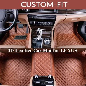 Tapetes de carro personalizados para LEXUS ES IS-C IS LS RX NX GS CT GX LX RC GS430 IS250 RX350 2017 GS350 2007 Acessórios Tapete Alfombra C303y