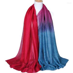Scarves 2023 Pure Color Bali Scarf Spring Summer Adulit Cotton Linen Women 90-180 Cm Brand Shawl 18 Colors 8669