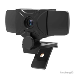 Webcams 1080p Pc Webcam Practical Digital Microphone Multi Angle Adjustment Full Output Web Camera R230728