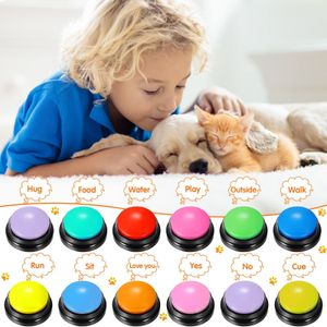 Noise Maker Pet Communication Button Dog Sound Box Training Talking Toy Recording Sounder Squeeze Box Voice Dog Cat Music Toy 230728