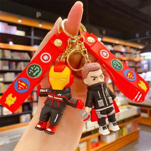 Mode Blogger Designer Jewelry New Cartoon Hero Series Keychain Mobiltelefon Nyckelringar Lanyards Keyrings Wholesale YS170