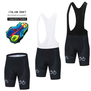 Calções de ciclismo Bib Shorts de verão para bicicleta Homens Desgaste ao ar livre MTB Bike Calças de ciclismo respirável 19D Coolmax Gel acolchoado Shorts de ciclismo 230727