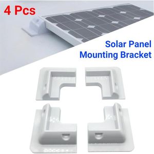 RV TOP TAK SOLAR PANEL MONTERING FIXING BRACKET KIT ABS som stödjer hållare för husvagnsbilbåt Yacht Motorhome ATV Parts219P