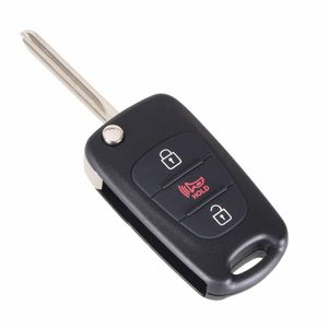 Buttons Flip Folding Remote Key Shell For HYUNDAI KIA SOUL Car Keys Blank Case Cover2133