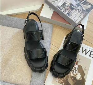 Women Ladies Sandals Quilted Summer Designer sandal Shoes Platform Flats Low Heel Wedge Buckle Sandal Slip On Ankle Strap Beach Shose Flip Flop 78HI