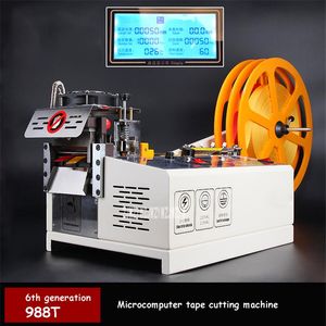 Máquina automática de corte de fita de computador 988T e cinto elástico frio 110 V 220 V 400 W 306 g