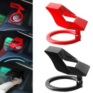 Car Engine Start Stop Push Button Universal Switch Cover Ignition Switch Protection Cover Modified Decorative Ring Trim For Car274S