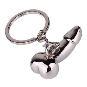 Sexy Man Cock Keychain Car Key Rings Genitali maschili Sex Toy Car Portachiavi Regalo creativo per amante Auto Portachiavi moto Keyfob300c