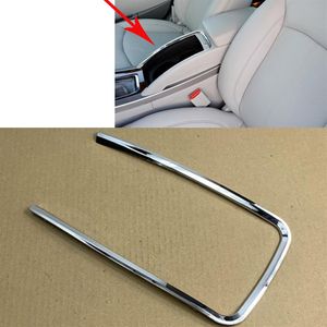 1x för Buick Lacrosse 2009-2013 bil Auto Interior Front Center Armrest Box ABS Silver Decorative Frame255T