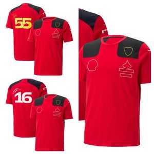 F1レーシングスーツ2023新しい赤いTシャツ半袖メンズサマーカスタムチームスーツ328x