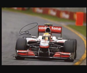 Lewis Hamilton İmzalı İmzalı Otomatik Fotoğraf