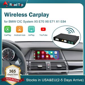 CarPlay sem fio para BMW CIC System X5 E70 X6 E71 2011-2013 X1 E84 2009-2015 com Android Mirror Link AirPlay Car Play Function276K