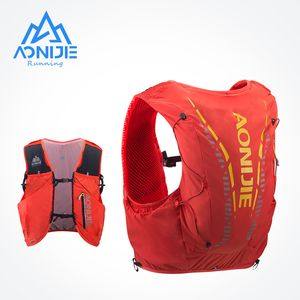 Utomhuspåsar Aonijie C962 Avancerad hud 12L Hydration Ryggsäck Packpåse Vest Mjuk vattenblåsan Kolv för vandringsled som kör Marathon Race 230728