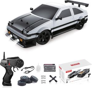 Electric RC Car AE86 Remote Control JDM Racing Vehicle Toys for Children 1 16 4WD 2.4G High Speed GTR RC Drift Gifts Adults Kids 230727