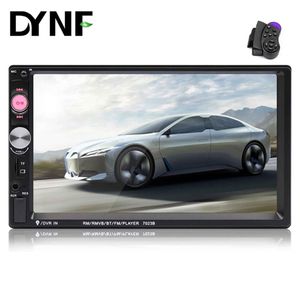 Zdalny odtwarzacz MP5 ręce Bluetooth samochód DVD Player MirrorLink Aux USB Radio 7 -calowy pełny ekran z tylnym widokiem Camera 237e