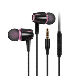 Para xiaomi huawei samsung cancelamento de ruído com microfone hifi fones de ouvido música fone de ouvido correndo 3.5mm subwoofer 1pcs