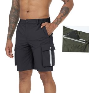 Men's Shorts Summer Men Cargo Tactical Short Pants Waterproof Quick Dry Running Fishing Casual Sport 230728