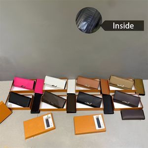 Varumärkesdesigner Wallet Card Holder Women Men Bussiness Kreditkort Holder Long Wallet Purse Ruan8810