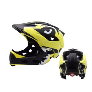 nuovi bambini bilanciano bici moto casco equitazione sport equipaggiamento protettivo scorrevole bici caschi integrali motociclette monopezzo accessor236K