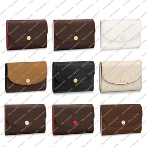 Ladies Fashion Casual Designer Luxury Rosalie Wallet Key Pouch Moin Swork держатель кредитной карты Top Mirror качество M41939 M62361 N64423 N61276 M823333 M81455 Business