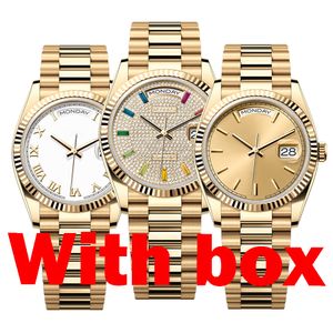 Relógios de alta qualidade Montre de Luxe 36mm Mens Womens Relógios 2813 Movimento Automático Completo Relógio de Aço Inoxidável À Prova D 'Água Luminosa Relógios Mecânicos Presentes