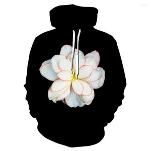 Erkek Hoodies Giyim 2023 Güz Sweatshirt 3d Baskılı Güzel Çiçek Hoodie Kadınlar Harajuku Günlük Yüksek Kalite