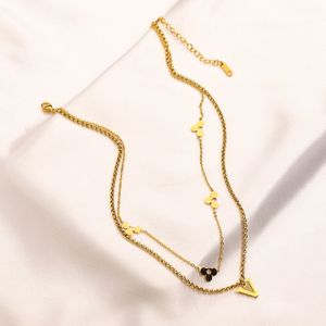 Luxury Four-Leaf Clover Chain Halsband Charm Love Gift Necklace Classic New 2023 Jewelry Summer Wedding Travel Halsband Dusch Non Fade High Quality Smycken