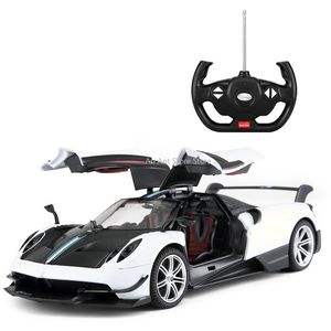 Electric RC Car Hanma Pagani Supe RC 1 14 Skala Remote Control Model Radio Controlled Auto Machine Toy Gift for Kids Adults Rastar 230727