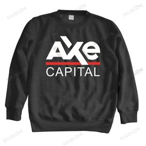 Männer Hoodies Baumwolle Hoody Männer Rundhals Tops Frühling Langarm Drop Axe Hauptstadt Shubuzhi Größere Größe Homme Schwarz Sweatshirt