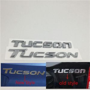 For Hyundai Tucson Rear Trunk Tailgate Emblem Badge Logo Nameplate Chrome Stickers206D220v