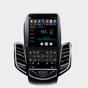 Schwarzer vertikaler Tesla-Bildschirm, Auto-Multimedia, GPS-Radio, Stereo-Audio, 4G-WLAN für Ford Fiesta Fiesta ST 2009–2015, 282 V