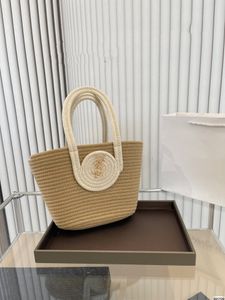 handbag high quality Beach bag Womens luxury Rive Gauche tote basket bags mens clutch weave linen Large Shopping designer Crossbody Shoulder bag