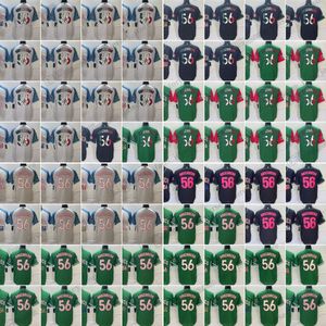 Coppa del Mondo 2023 56 Randy Arozarena Maglie da baseball Tutti i vari stili Nero Bianco Blu Rosso Maglia cucita Uomo S-3XL