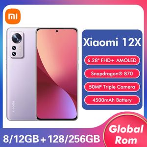 Global Rom Xiaomi 12x 256GB NFC 5G Akıllı Telefon Snapdragon 870 120Hz 6.28 