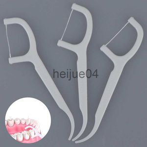 Fio dental 50 peças descartável fio dental escova interdental palitos de dente palitos de fio dental gengiva oral cuidados de limpeza dos dentes x0728