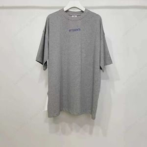 Vetements T-Shirt Erkek Kadınlar 1 Yüksek Kalite Hiçbir şey yapmadım, sadece şanslı tişörtüm var Tees B1