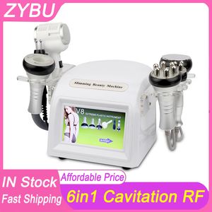 Portátil 6 em 1 BIO Freeze Cold Therapy 40 Cavitation Slimming Vacuum RF Skin Tightness Body Shaping Face Lifting Fat Loss Weight Reduce Home Use Machine