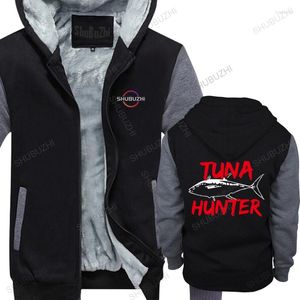 Herren Hoodies Männer Marke Dicke Winter Baumwolle Warme Jacke Tuna Sporter Fisher Mode Hoody Tops Jungen Geschenke