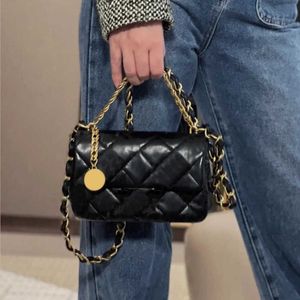 CC Lattice Madeni Para Zinciri Tasarımcı Çanta Kadınlar Siyah Kare Crossbody Bags Klasik Luxurys Çanta Omuz Çantaları Çapraz Vücut Çantası 230615