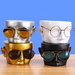Jewelry Stand Face Eyeglass Sunglass Glasses Artsy Home Storage Holder Display Stand 230727