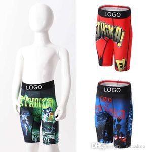 Kids Boys Underwear Panties Designer Boxer Briefs Casual Short Pants With Bag Sport Breathable Underpants Branded Male