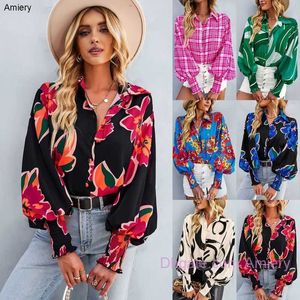 Women Designer T Shirt Ladies Blouses American Fashion Commuter Damska koszula jesienna bluzka