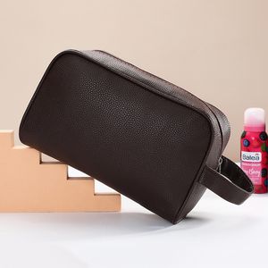 Borse per cosmetici Custodie Borsa per trucco da uomo Cerniera da viaggio Cosmetici Organizer Custodia per cosmetici Custodia da toilette in pelle PU Neceser 230727