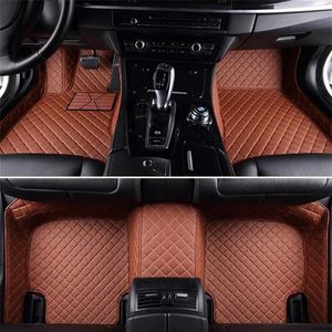 Custom Fit Specific Car Floor Mats Waterproof PU Leather For Vast of Car Model and Make Full set Car Interior Accessory Easy to Cl267z