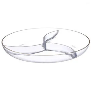 Dinnerware Sets Pastries Holder Plate Serving Tray Round Fruit Plastic Trays Dried Decorative