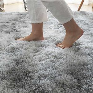 Dywany miękkie puszyste dywany do salonu bez poślizgu gęste aksamitne owalne dywaniki do sypialni matowe maty podłogowe Zwierzęta domowe dywany R230728