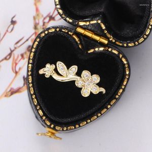 Hochzeit Ringe Einstellbare Blatt Weizen Zirkon Ring Für Frauen Mode Ästhetischen Kristall Nette Koreanische Blume Handwerk Schmuck