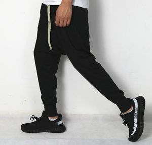 Mit und Bund elastische Hose leicht Leggings locker sitzende trendige Hose lässig Harlan Herren Herren Baumwolle Joggen Sanitär